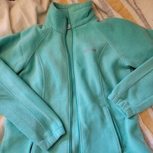 Columbia fleece womens size large green